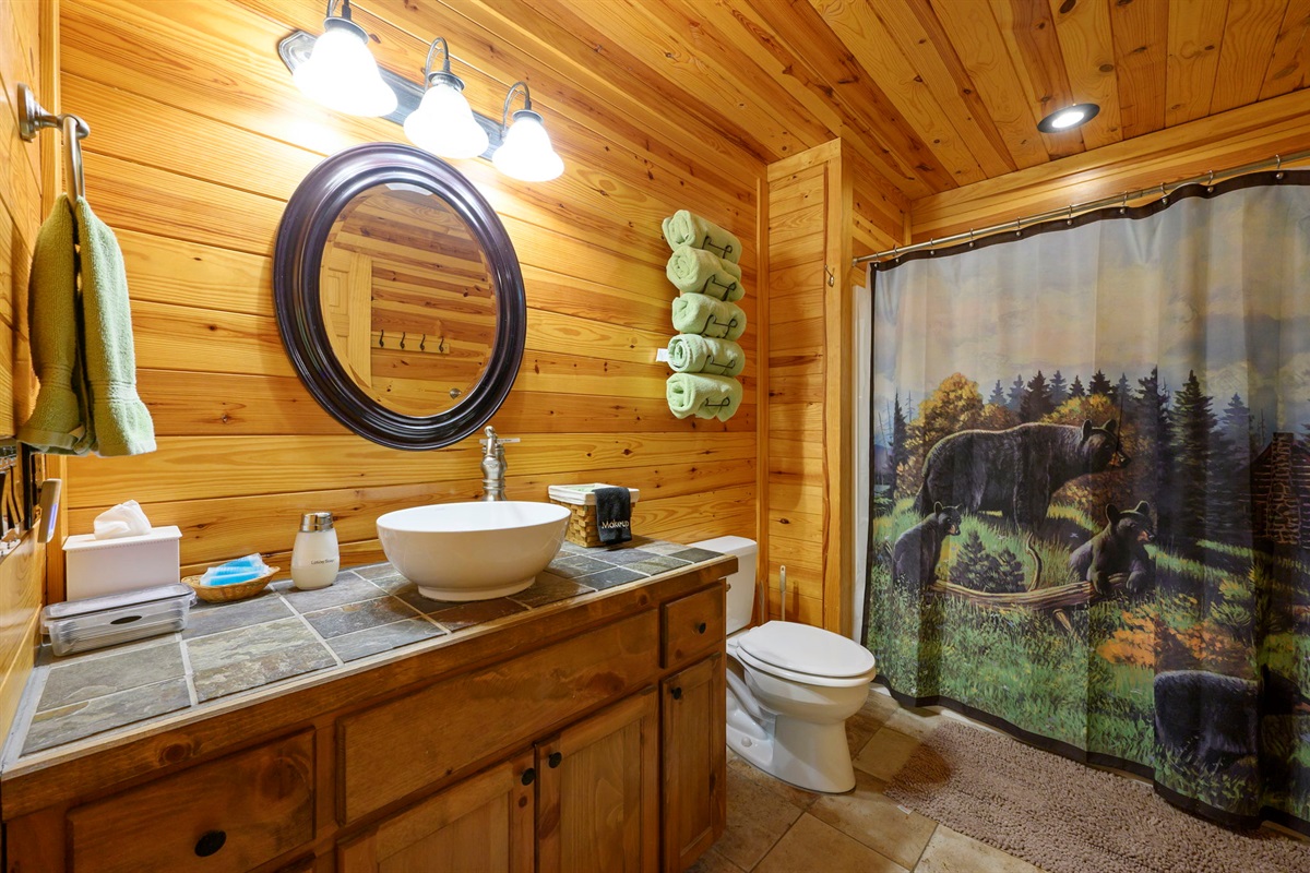 Private bathroom for master bedroom