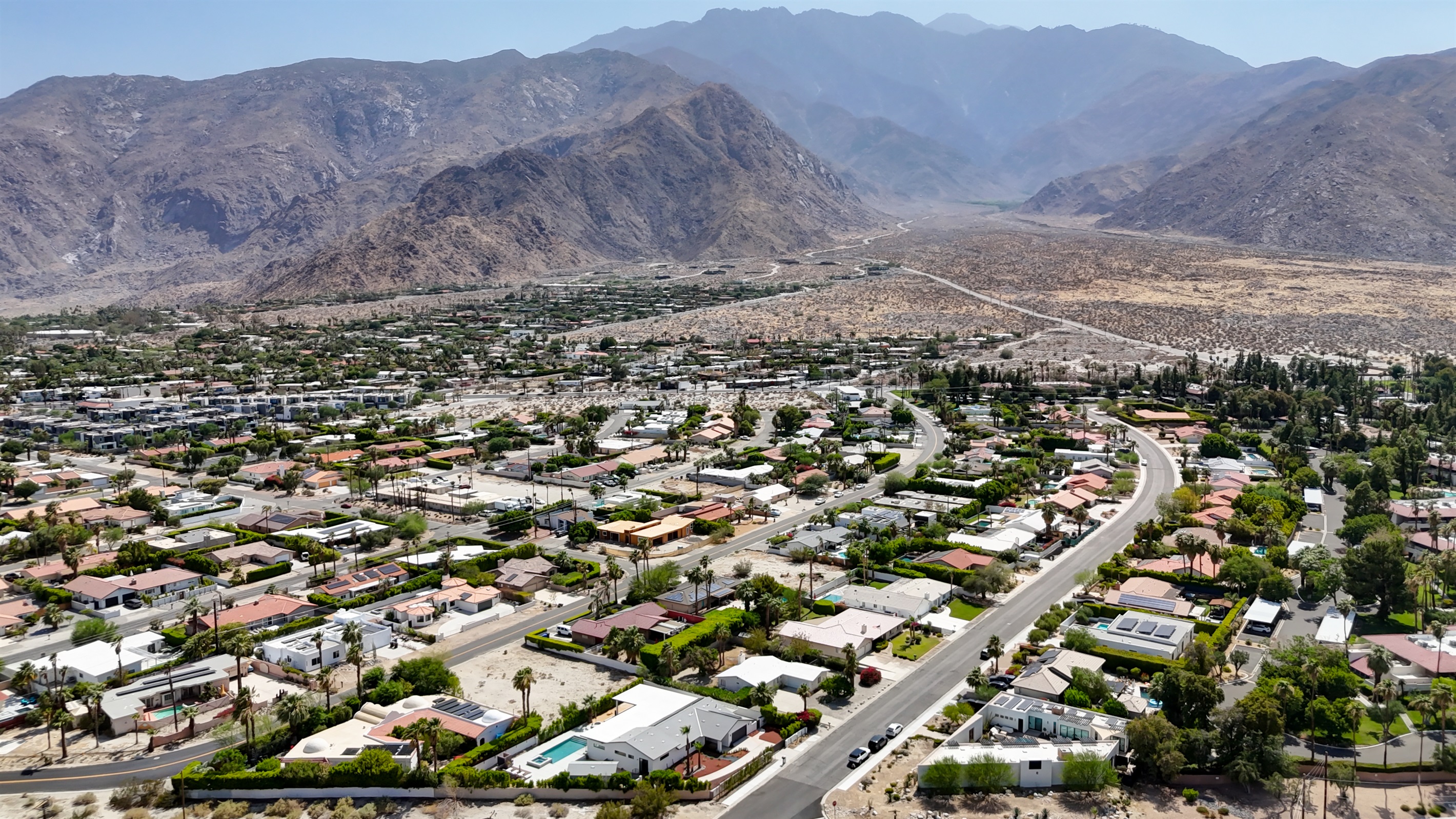 Centrally located with views of the San Jacinto Mountains