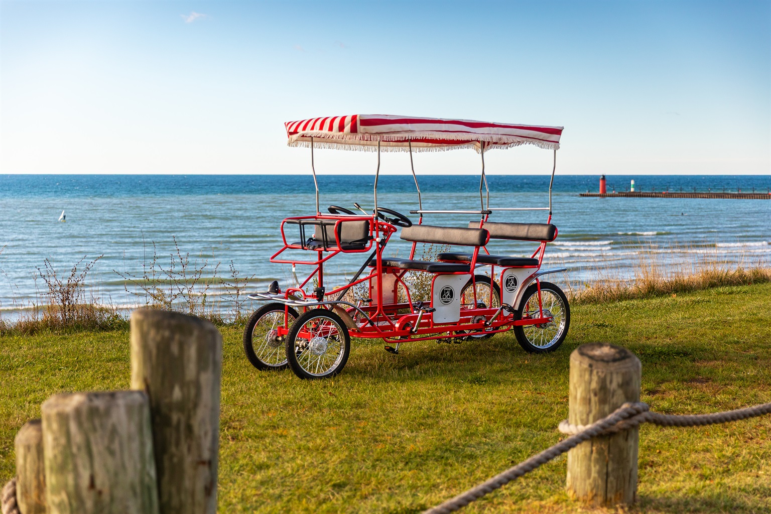 Ride the bench bike to the beach, just 3 blocks from amazing South Beach!