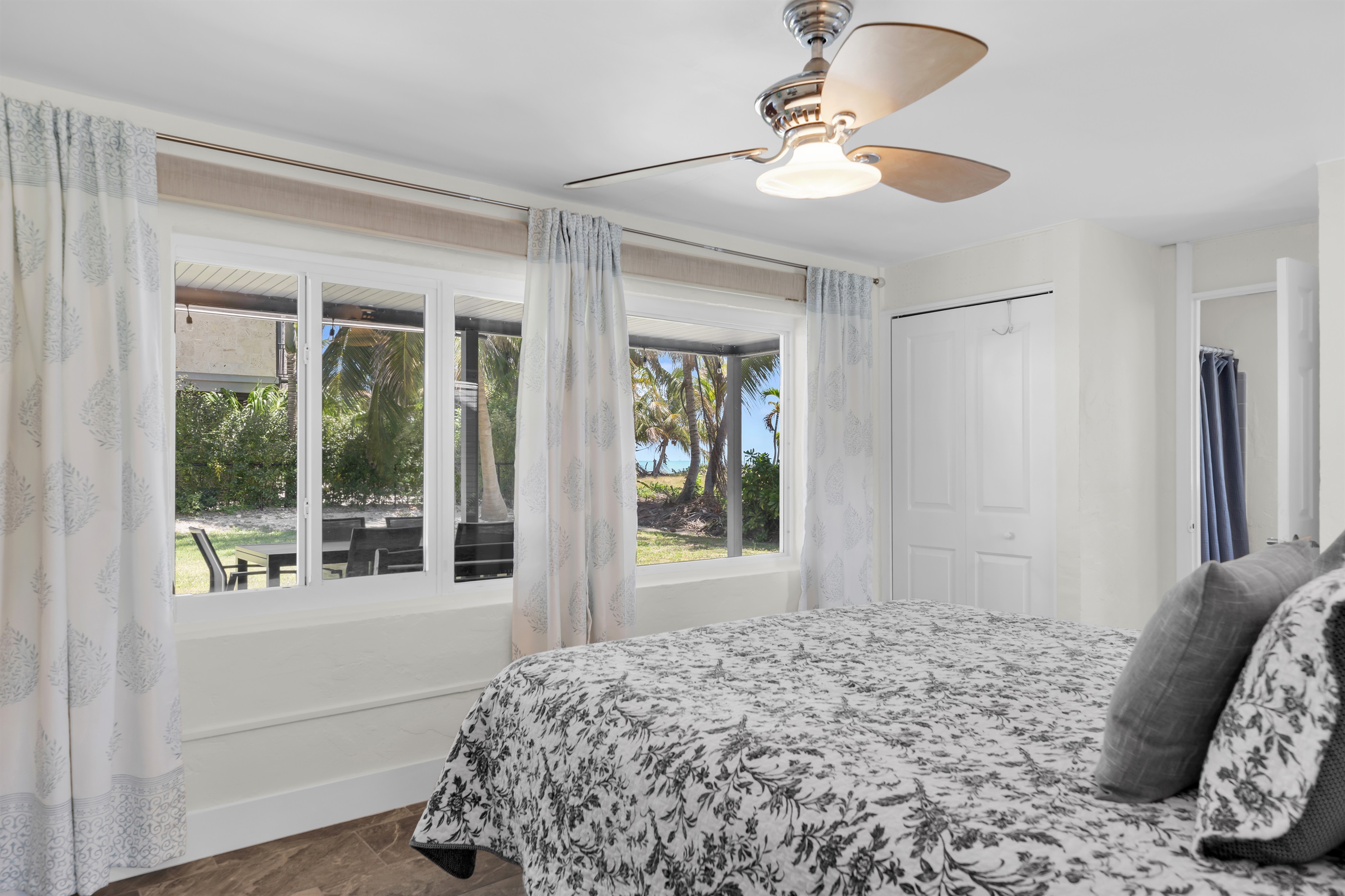 Primary bedroom with views