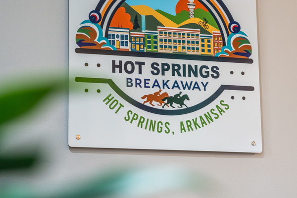 Home base a ten-minute walk from the track — Hot Springs Breakaway
