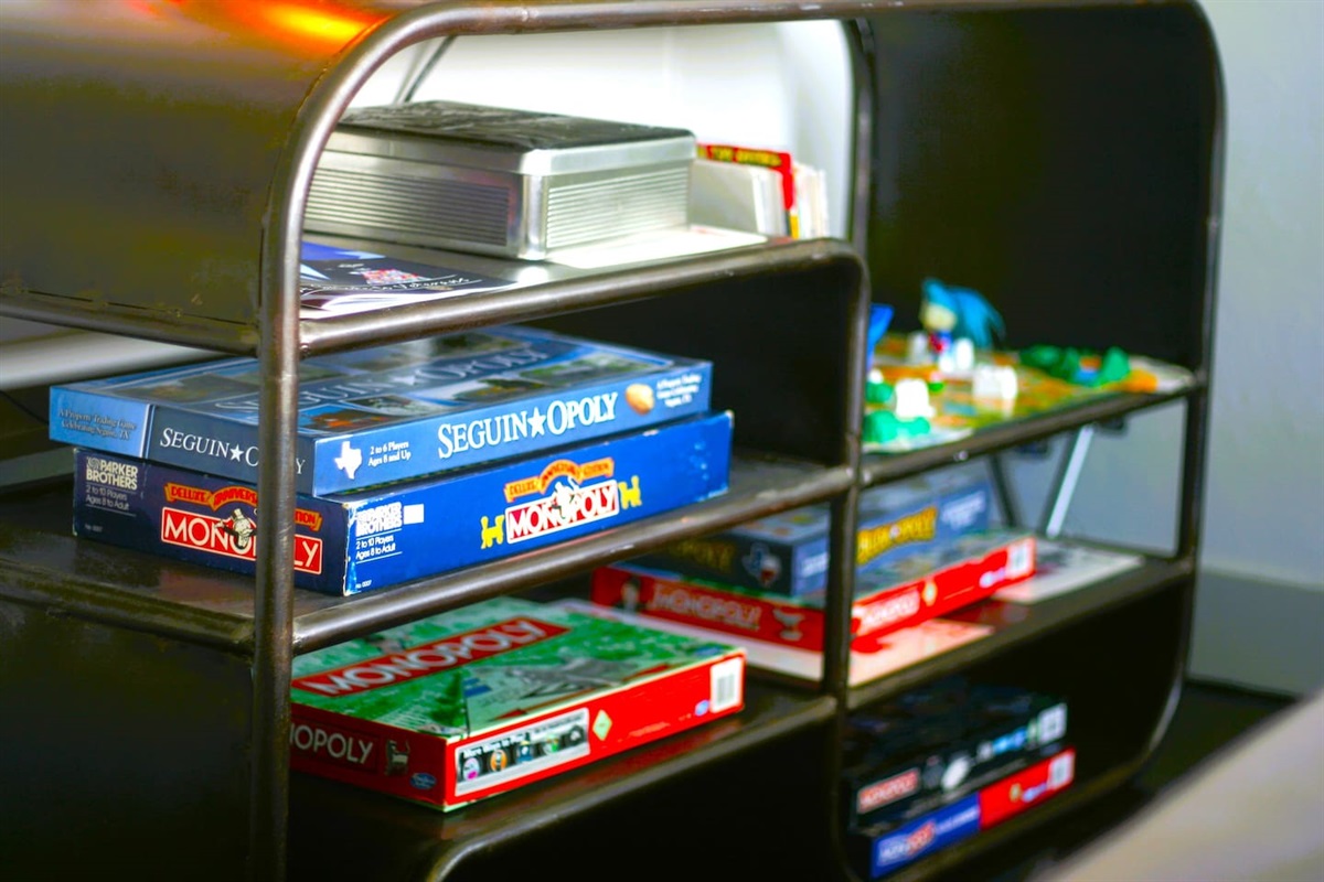 Monopoly, themed and vintage. 