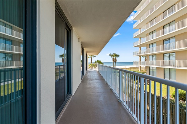 Balcony View from side of Condo