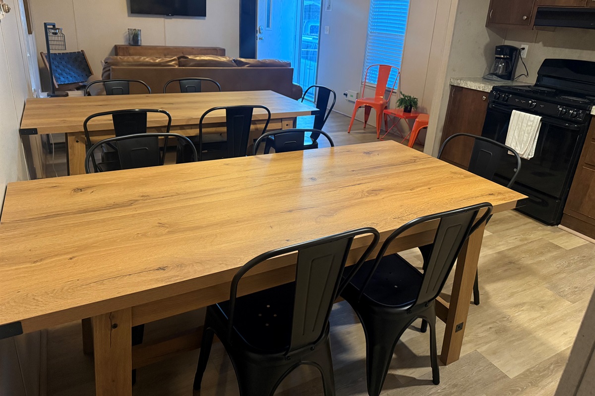 Kitchen Dining seating for 10