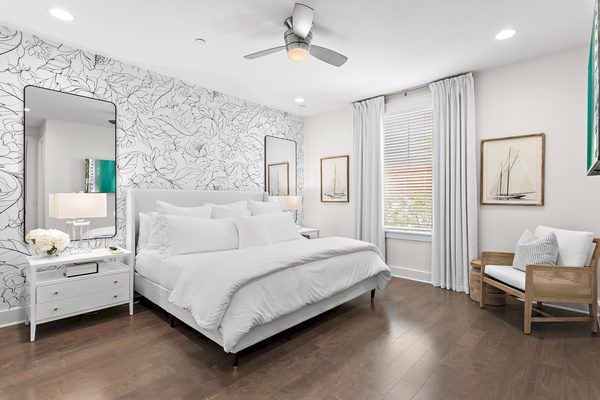 Spacious master bedroom 