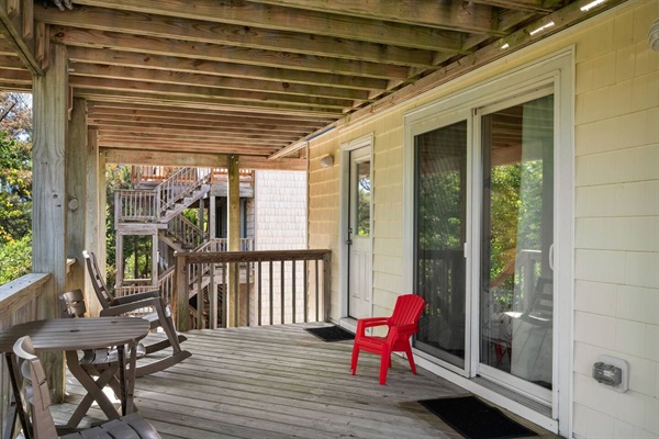 Second floor deck