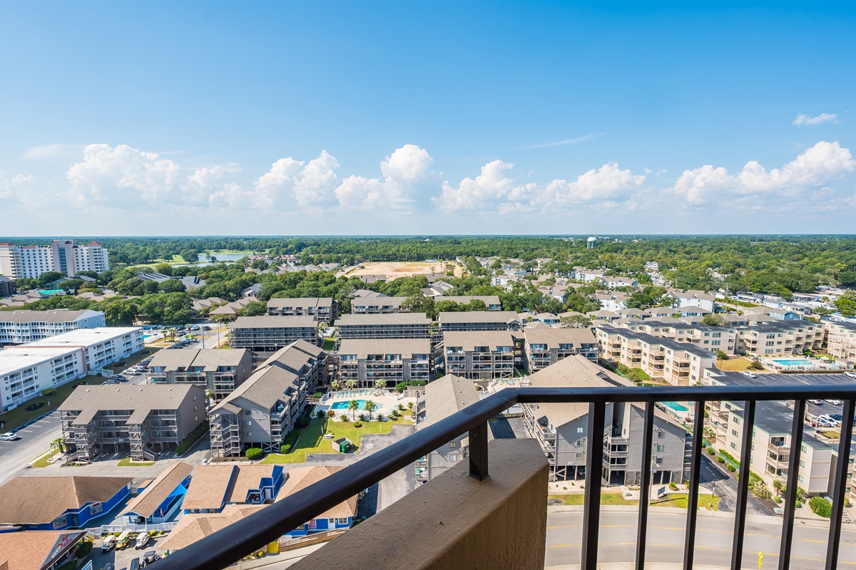 Balcony with Amazing Views