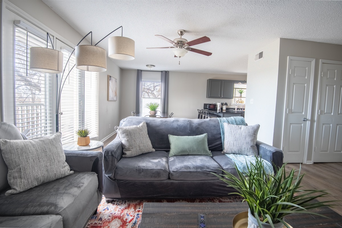 Unit A has two couches for comfort and convenience - plenty of seating for everyone!