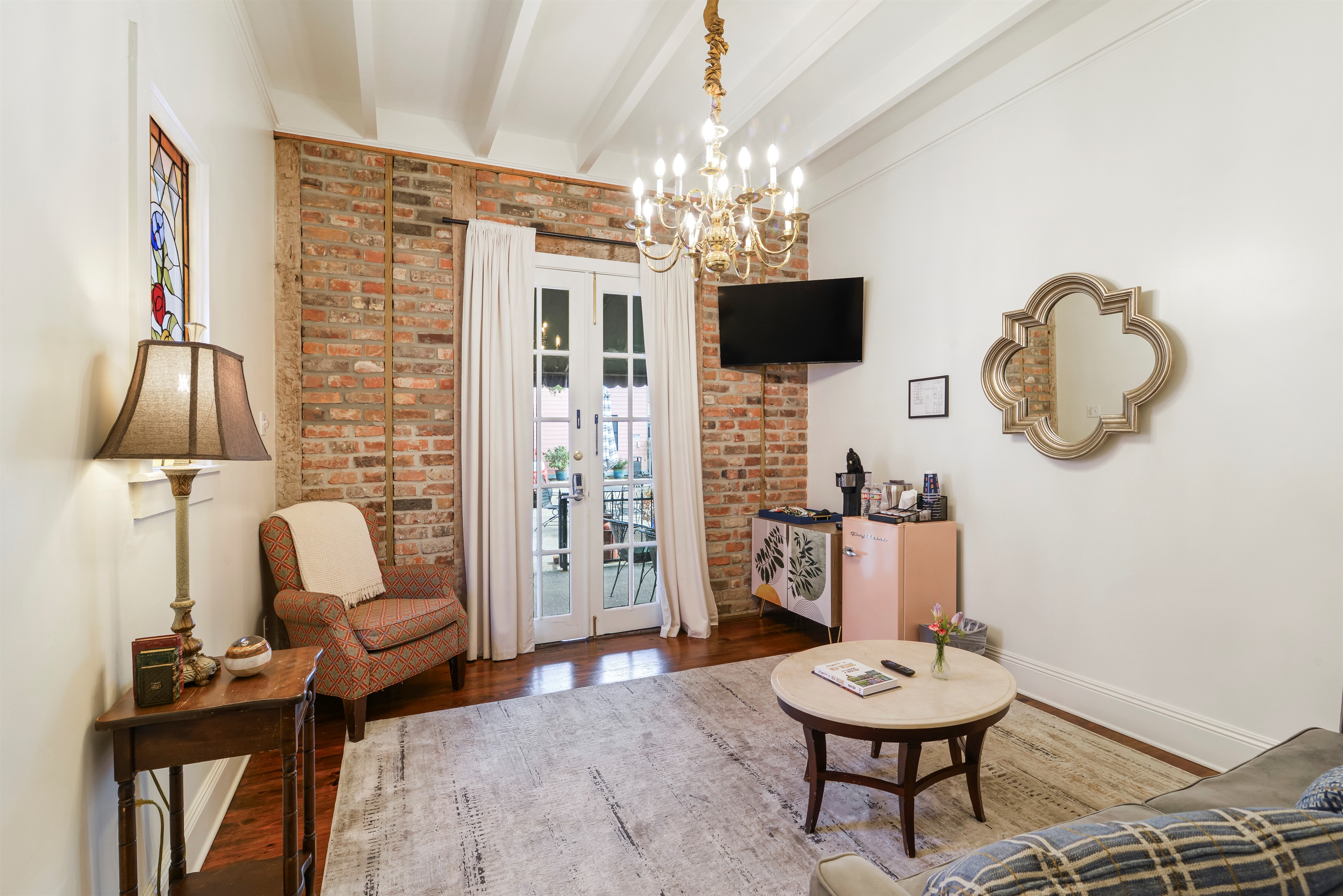 Living Area of the King Oliver Guest House