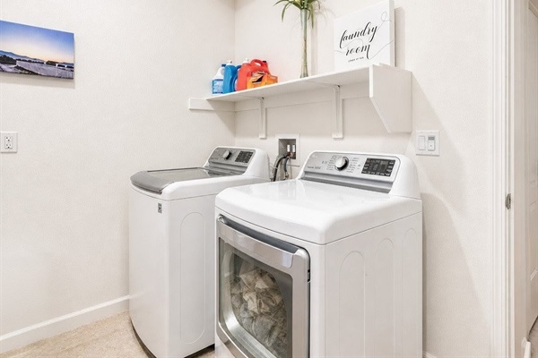 In-unit washer and dryer for convenience