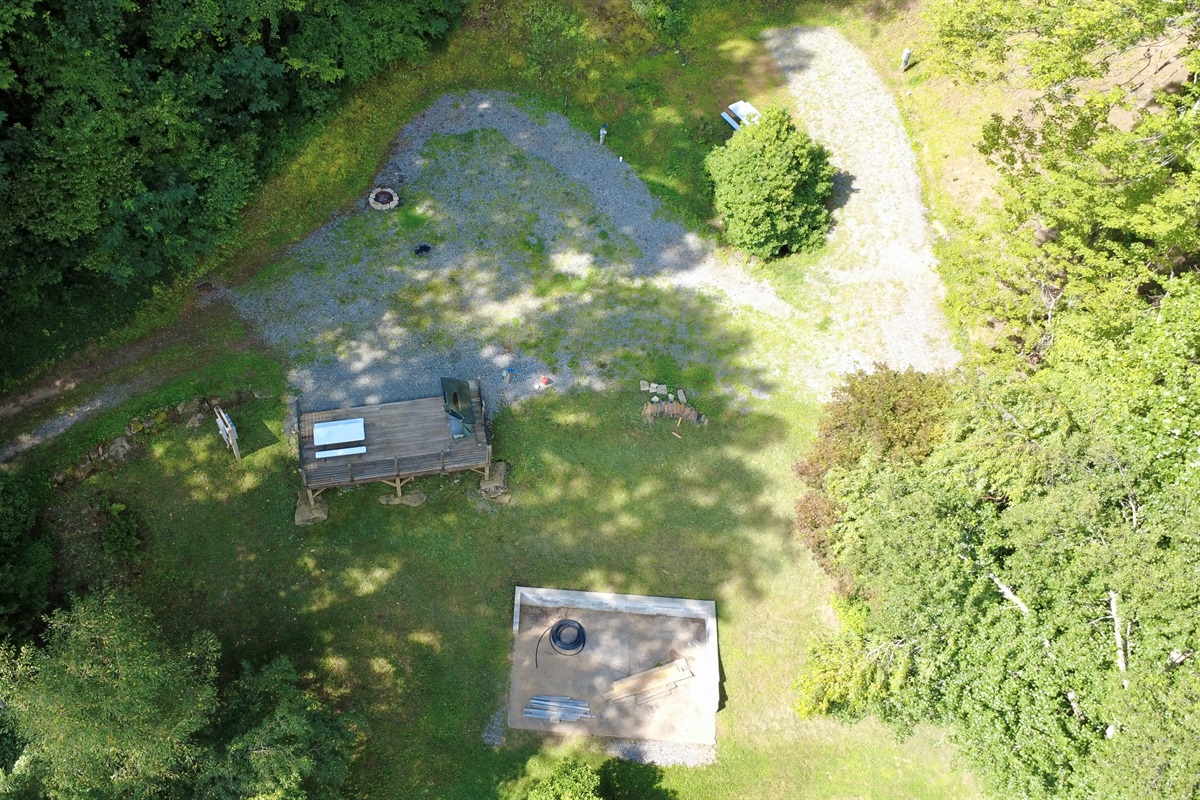 Sites 1, 2 & 3 — close enough for campfire laughs, far enough for a little privacy.