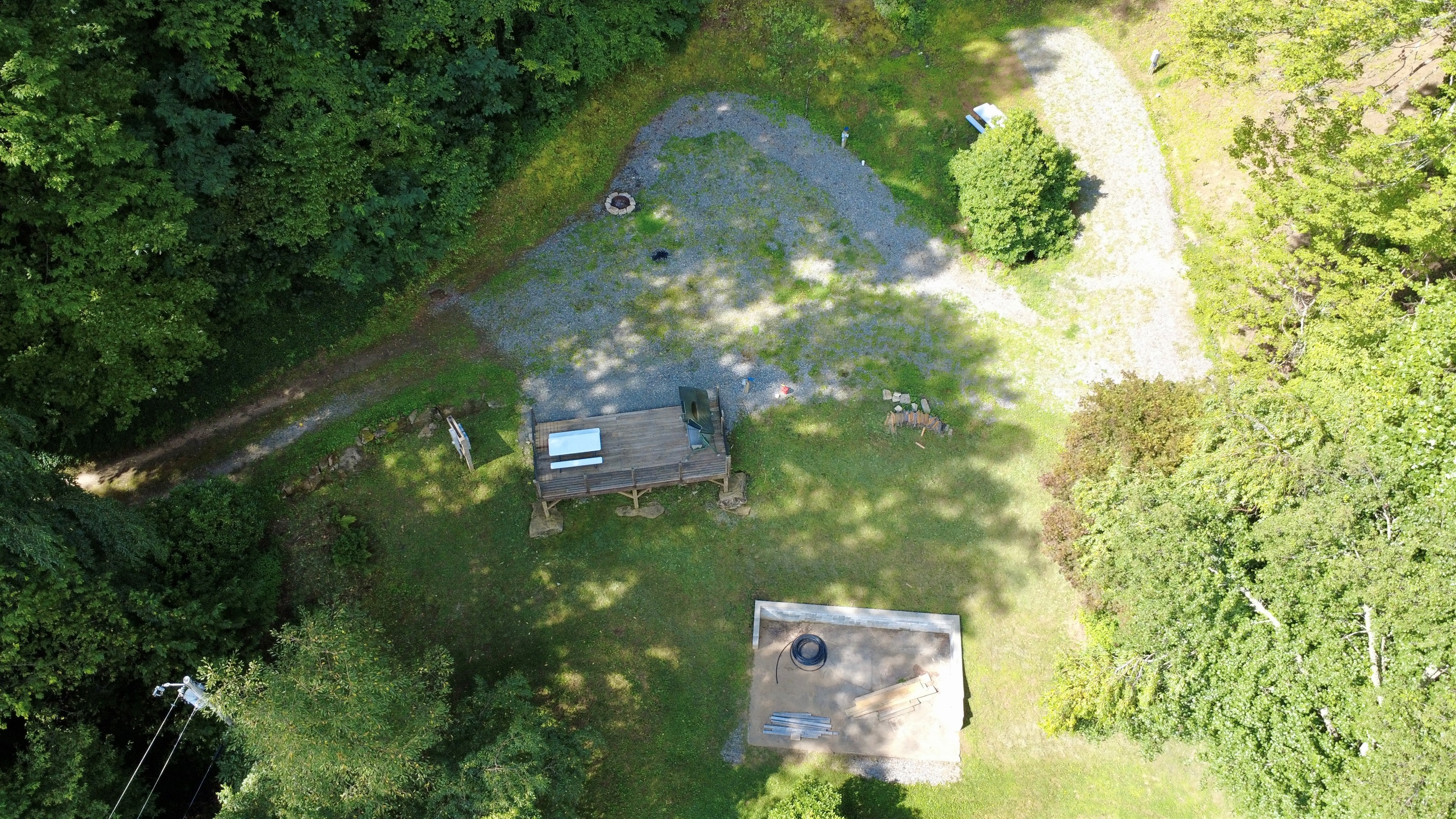Sites 1, 2 & 3 — close enough for campfire laughs, far enough for a little privacy.