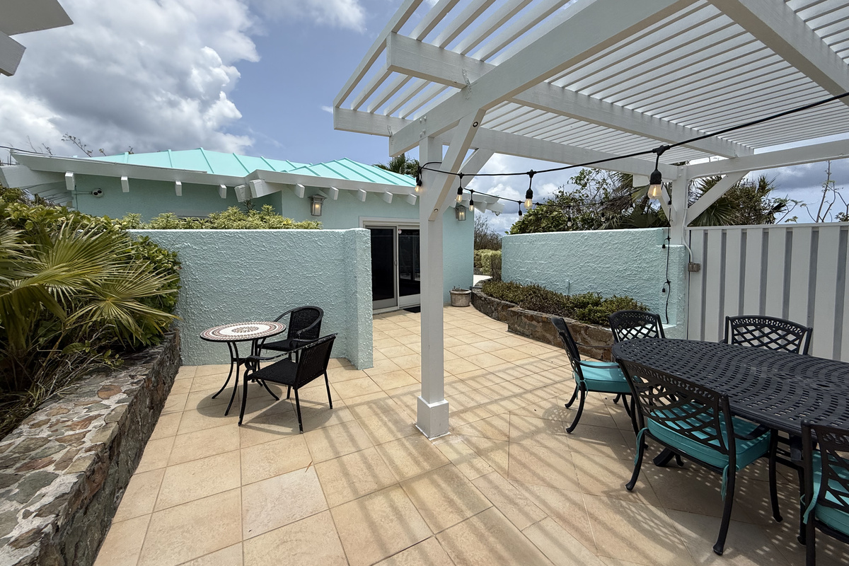 Walking from the living room, past the outdoor Dining area and you'll find bedroom 1