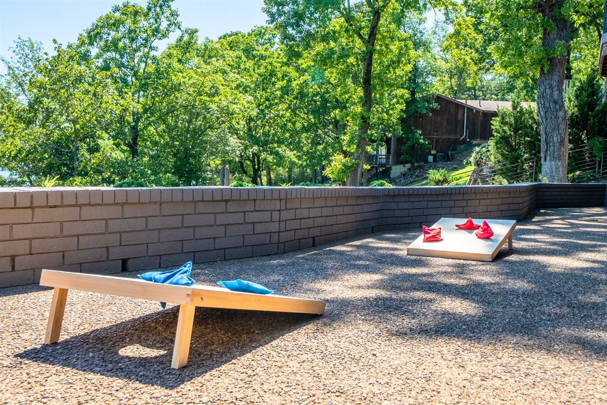 Plenty of Patio Space for Outdoor Games