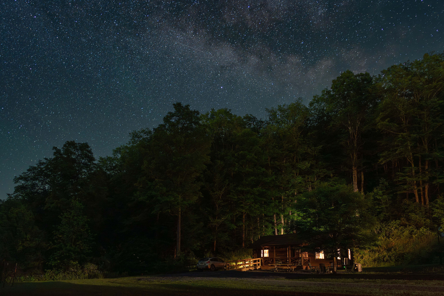 🌌 Dark Skies above — Cherry Springs is 20 minutes away, but the stars look pretty incredible from right here.