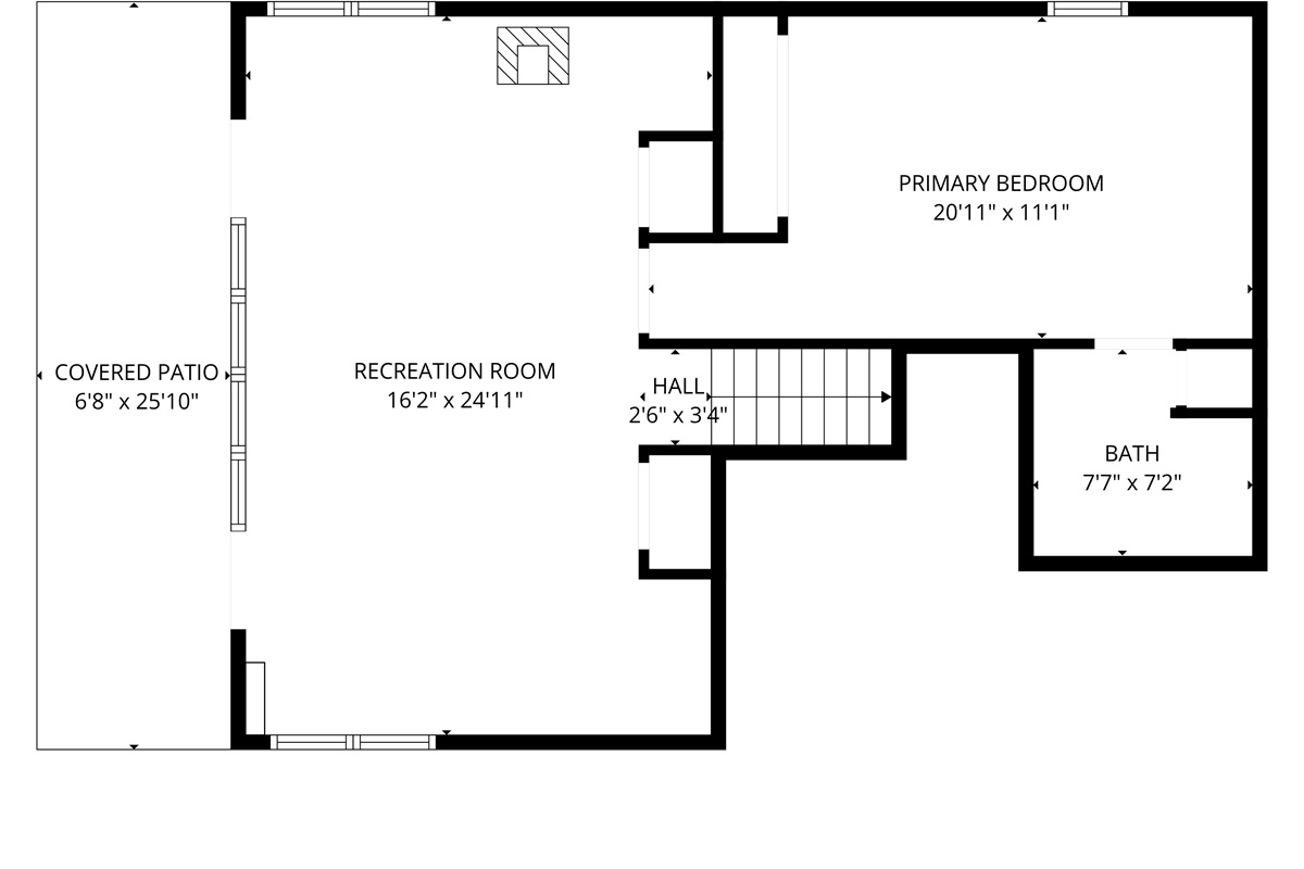 Basement Level Floor Plan