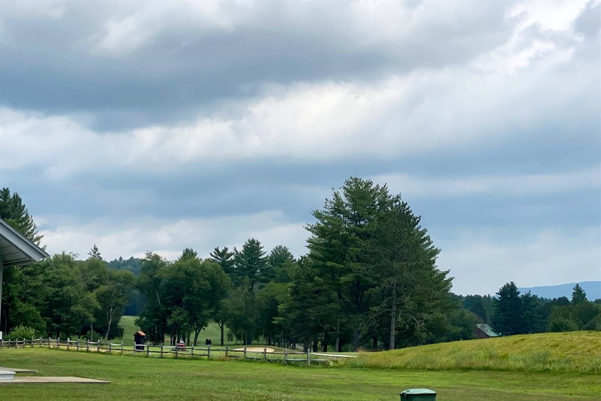 Just a short walk to the country club