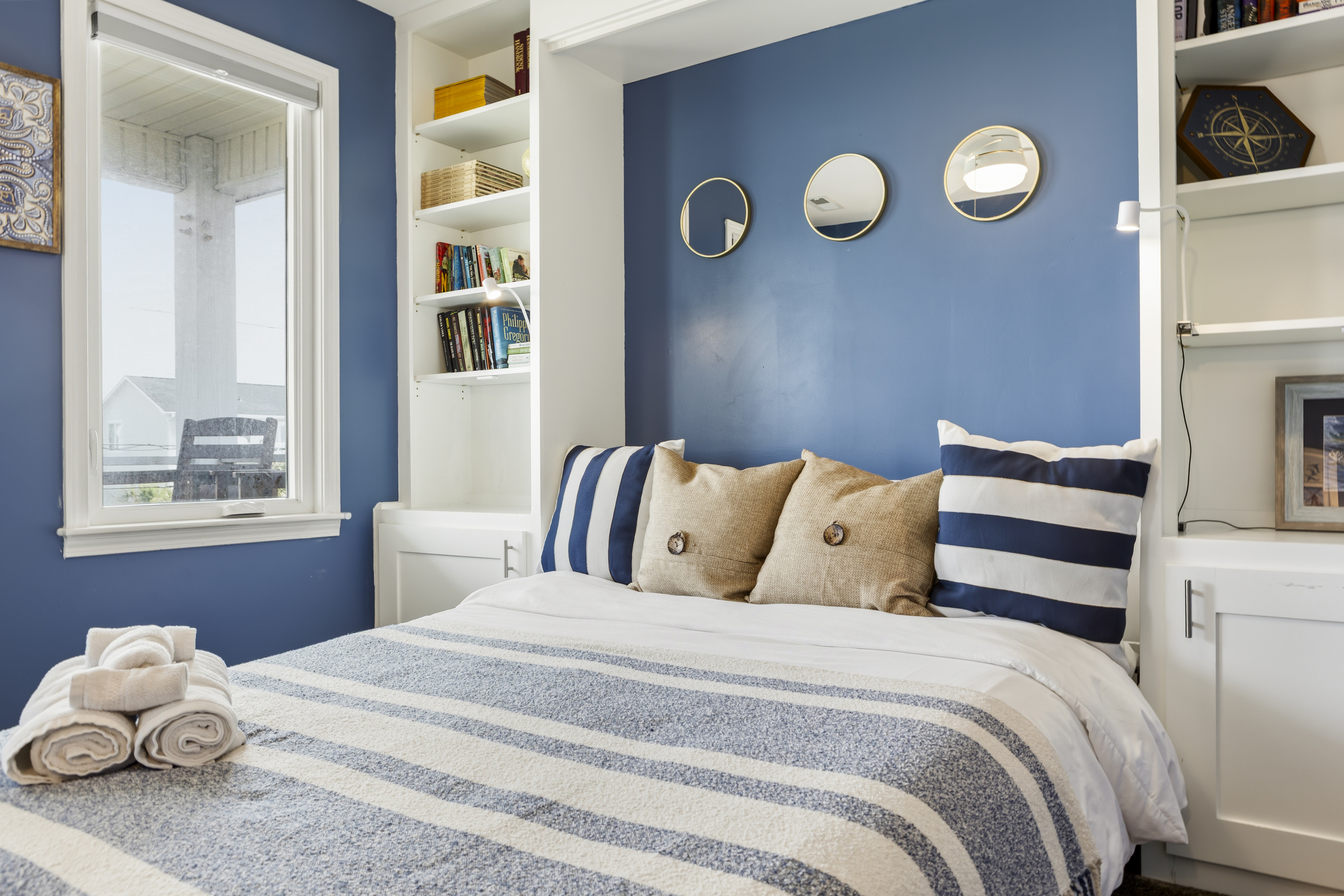 Bed linens provided