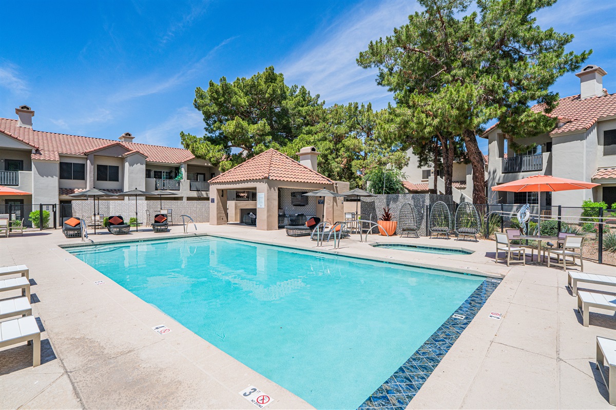 Pool #2. Beautiful pool area, ideal for unwinding.