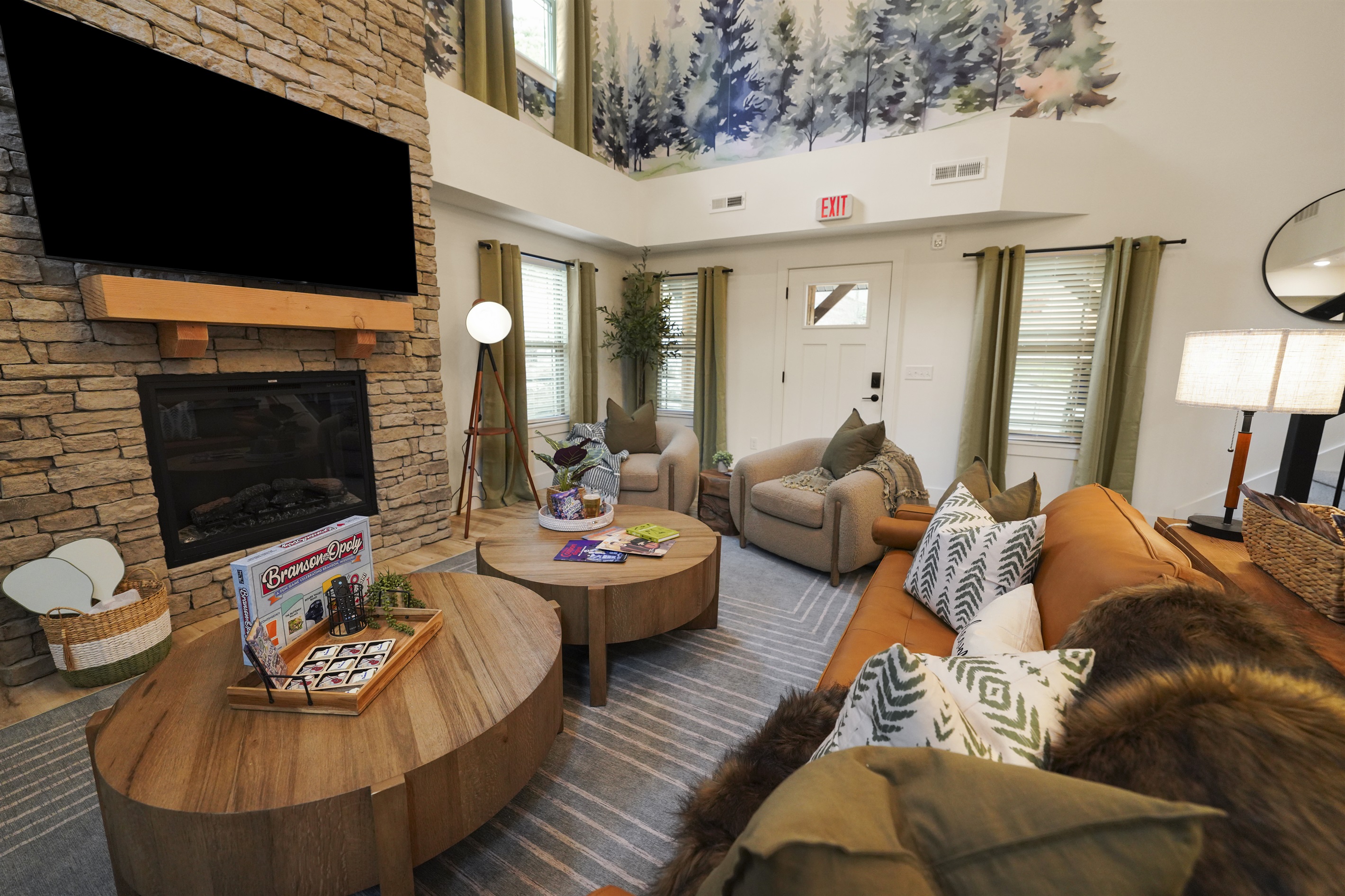 Lots of cozy and comfy seating for gathering together