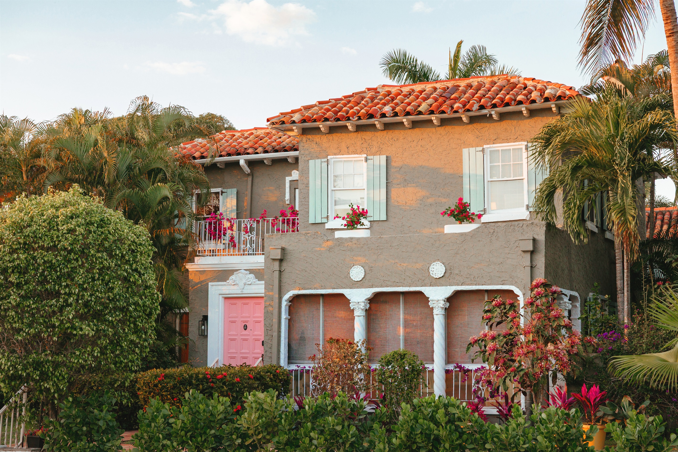 The front of our estate, Palm Twenty Eight.