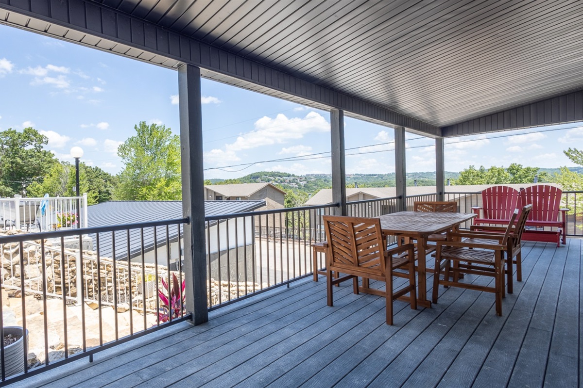 Private Poolside Deck