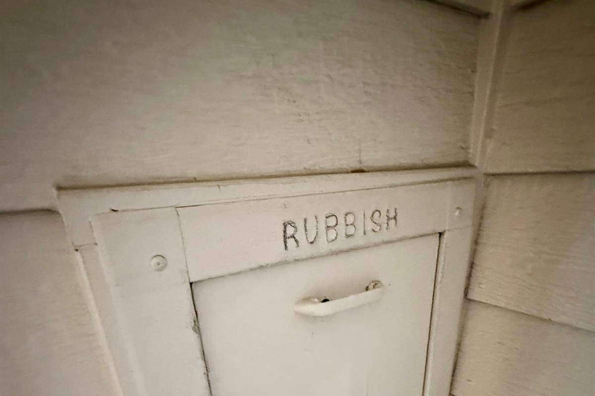 Cool trash shoot on your condos floor!