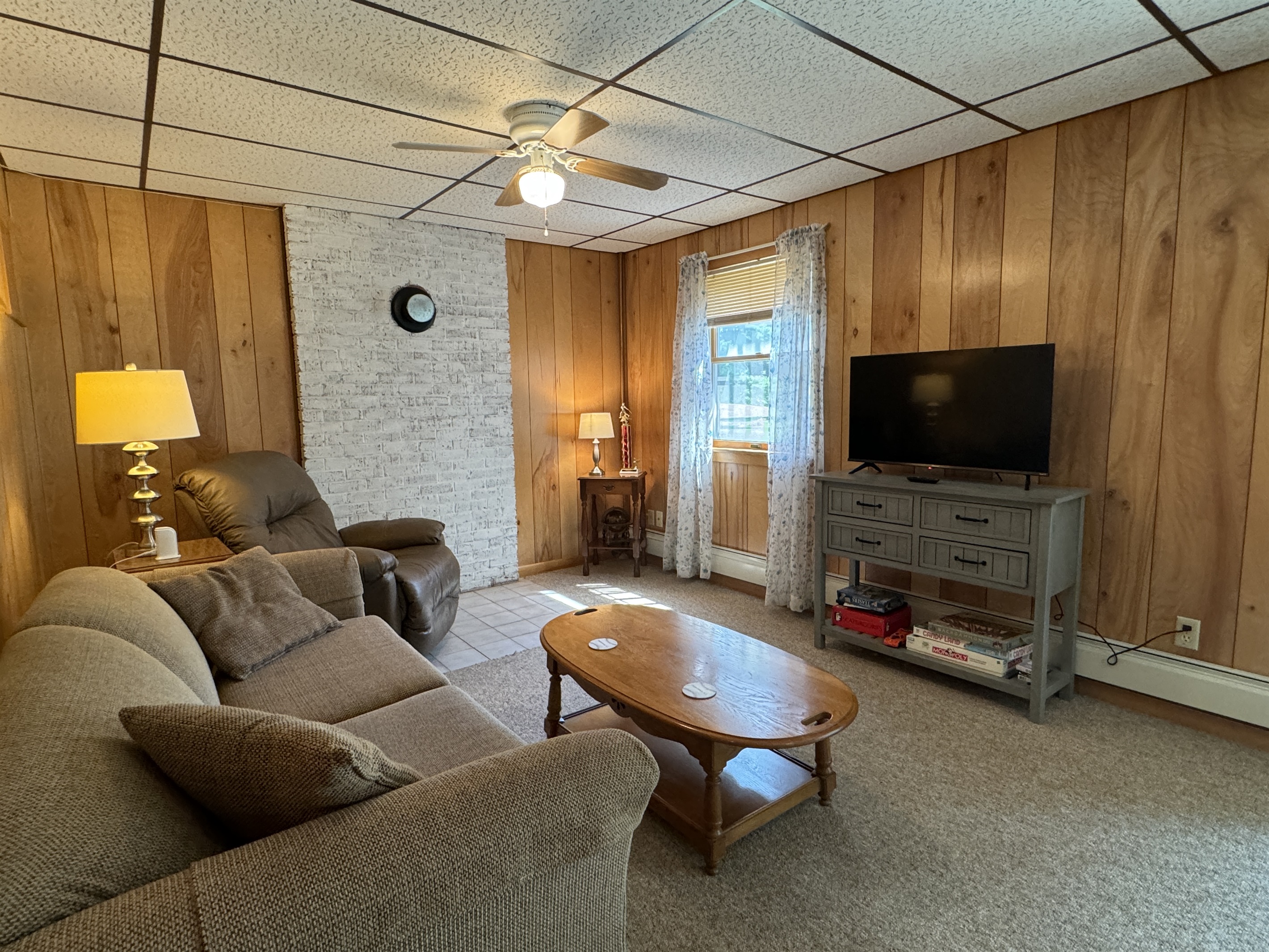 Lower level living room