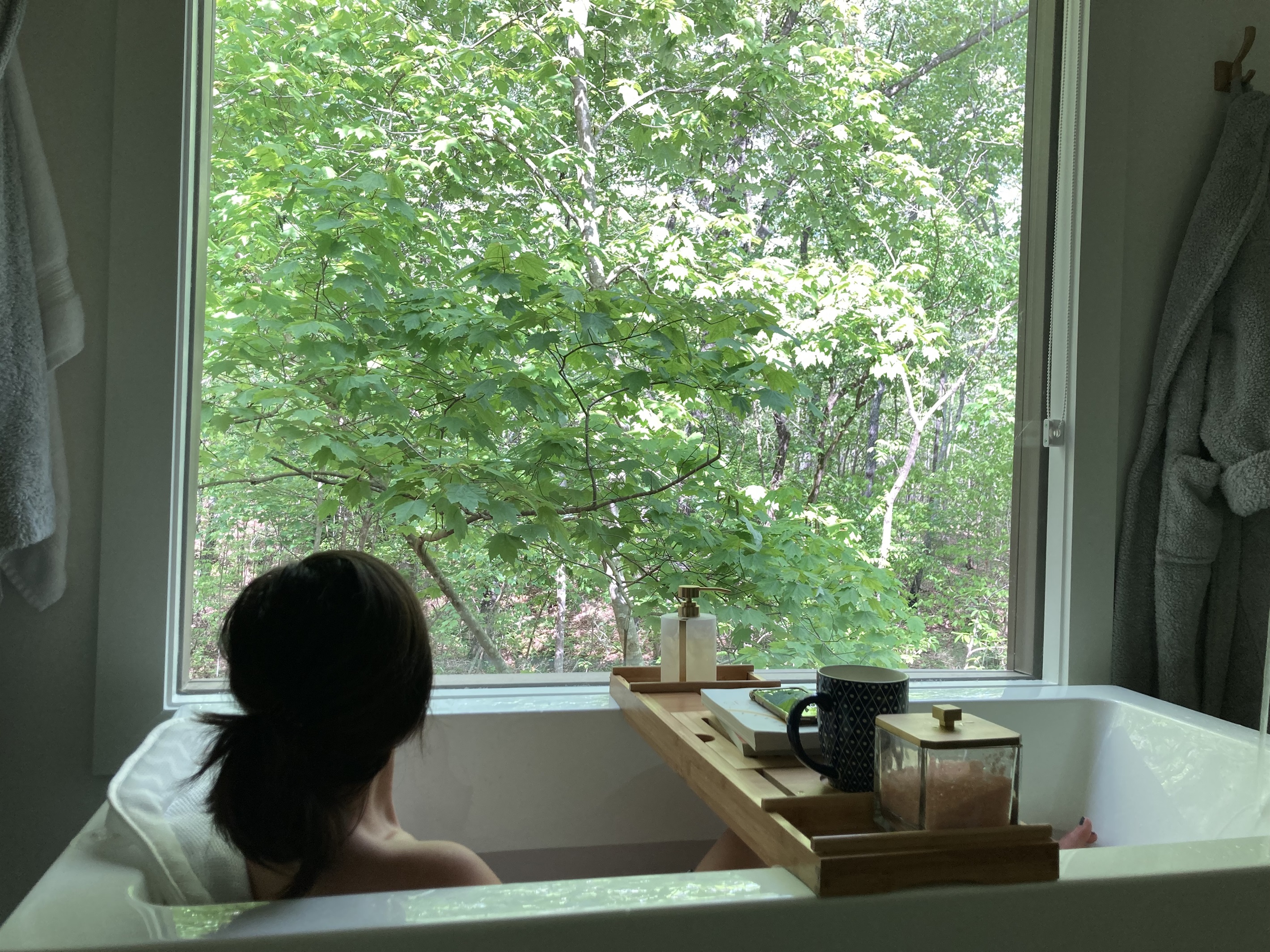 Relaxing In Soaking Tubs At Natures Loft