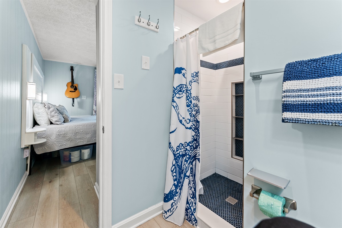 Main Bathroom with stand alone shower