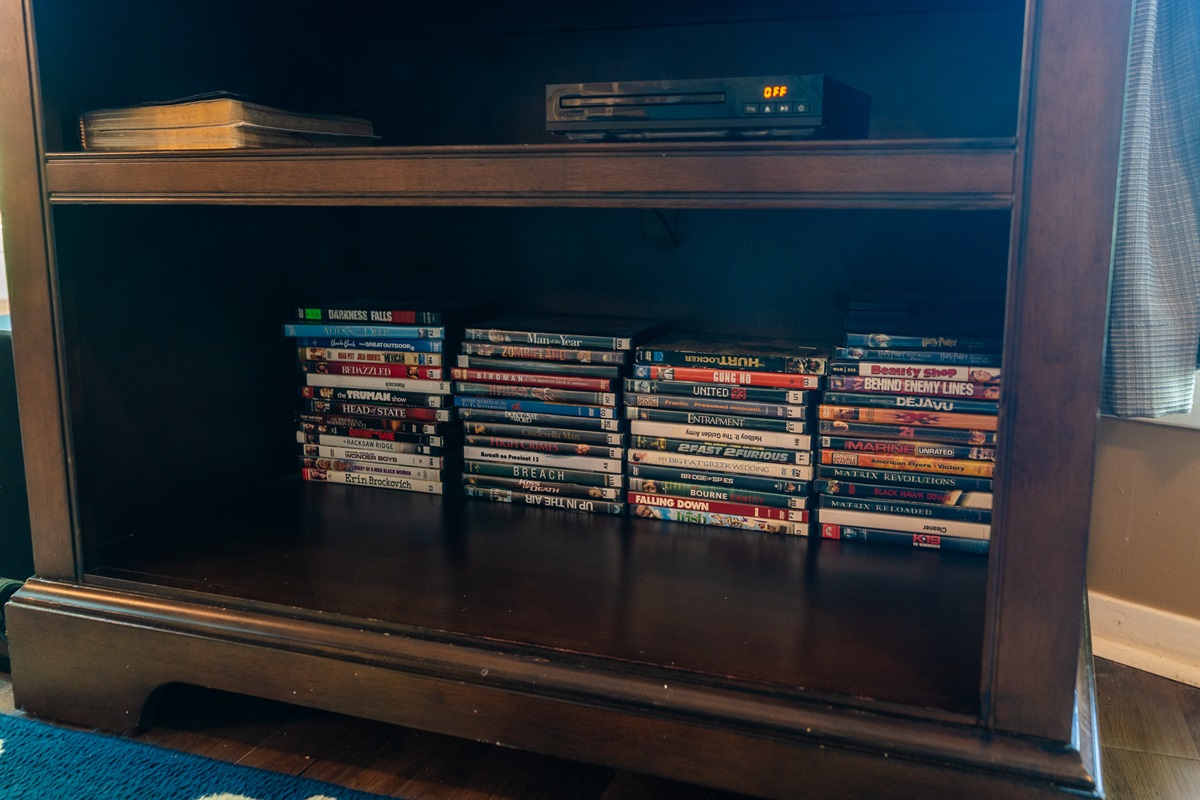 DVDs for your non streaming viewing pleasure.