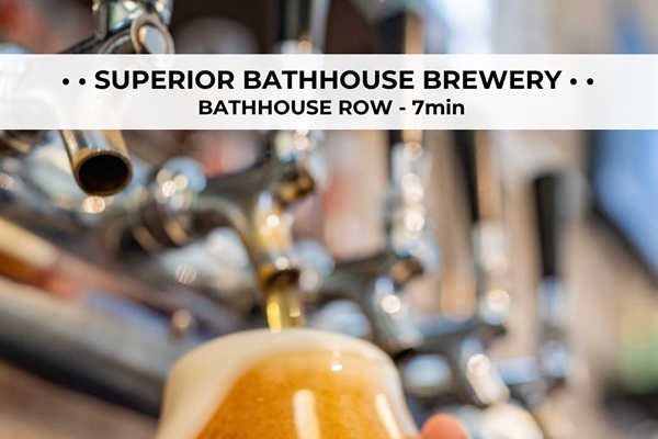 For something a little stronger, head over to Superior Bathhouse Brewery.