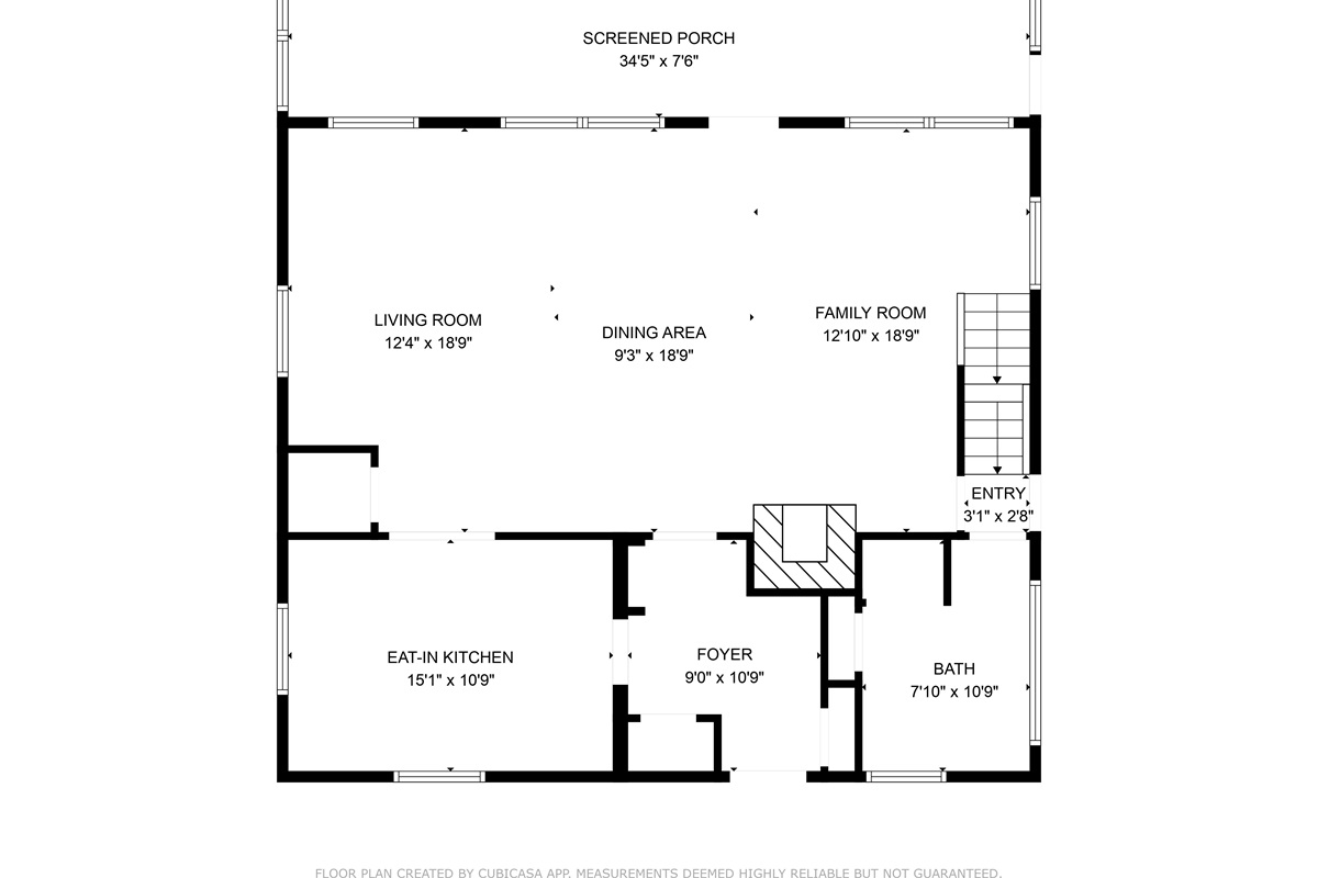 1st Floor layout main house
