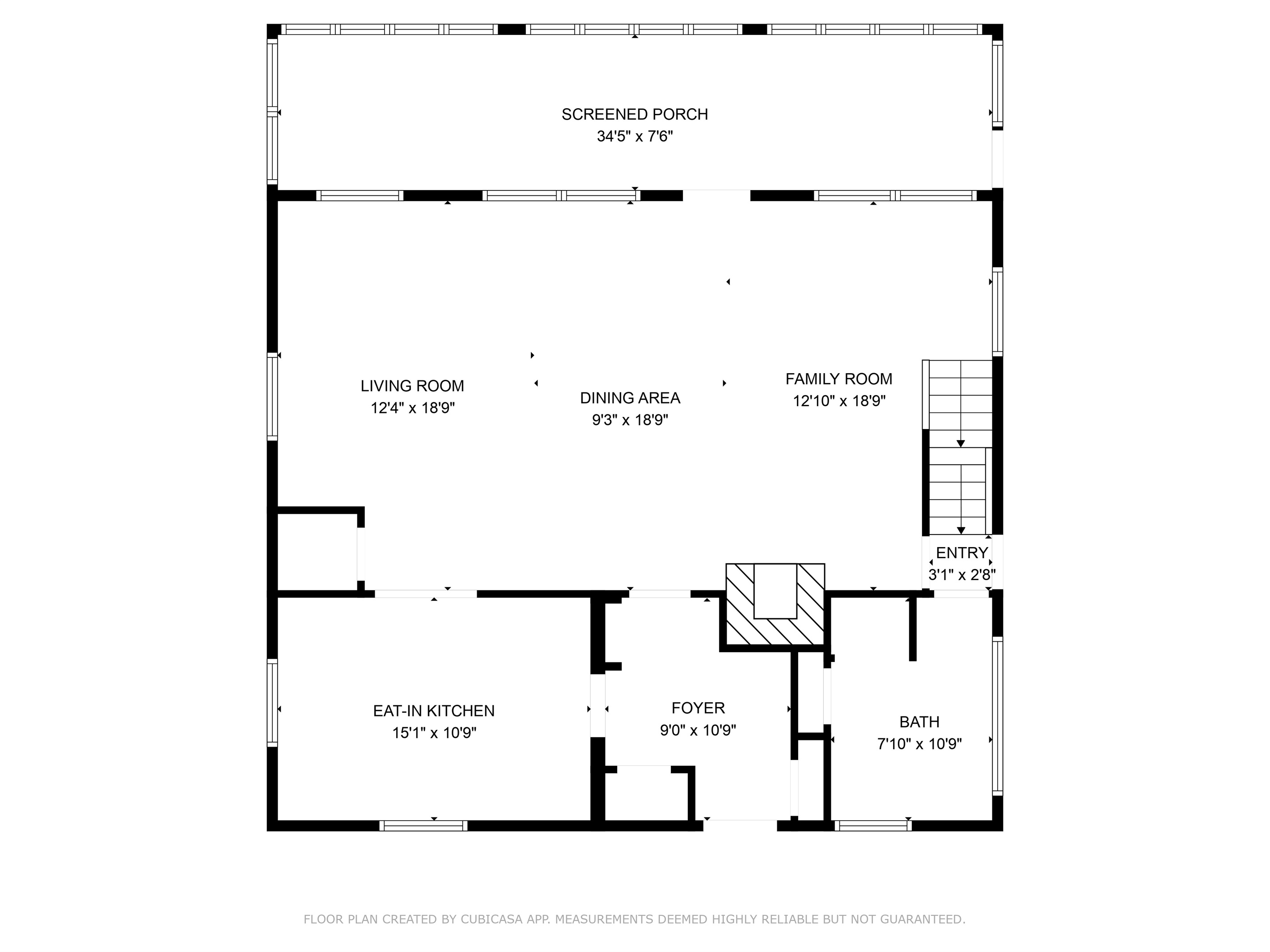 1st Floor layout main house
