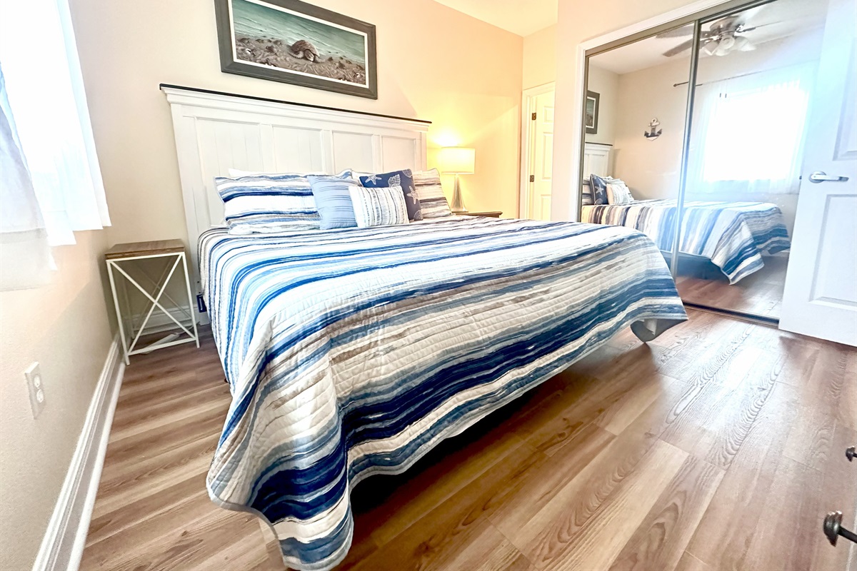 Guest Room with New King Size Bed
