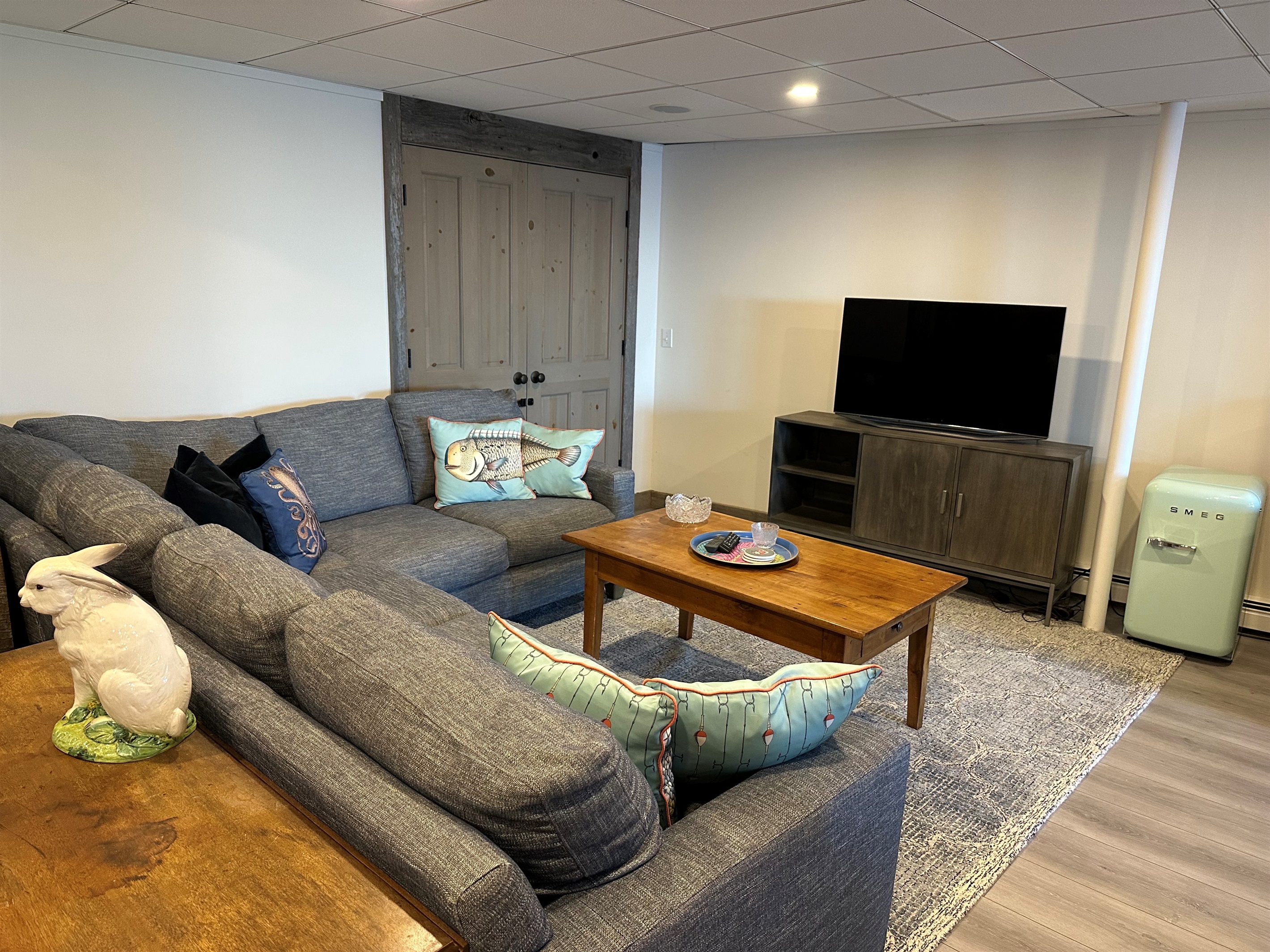 Additional living space on lower level