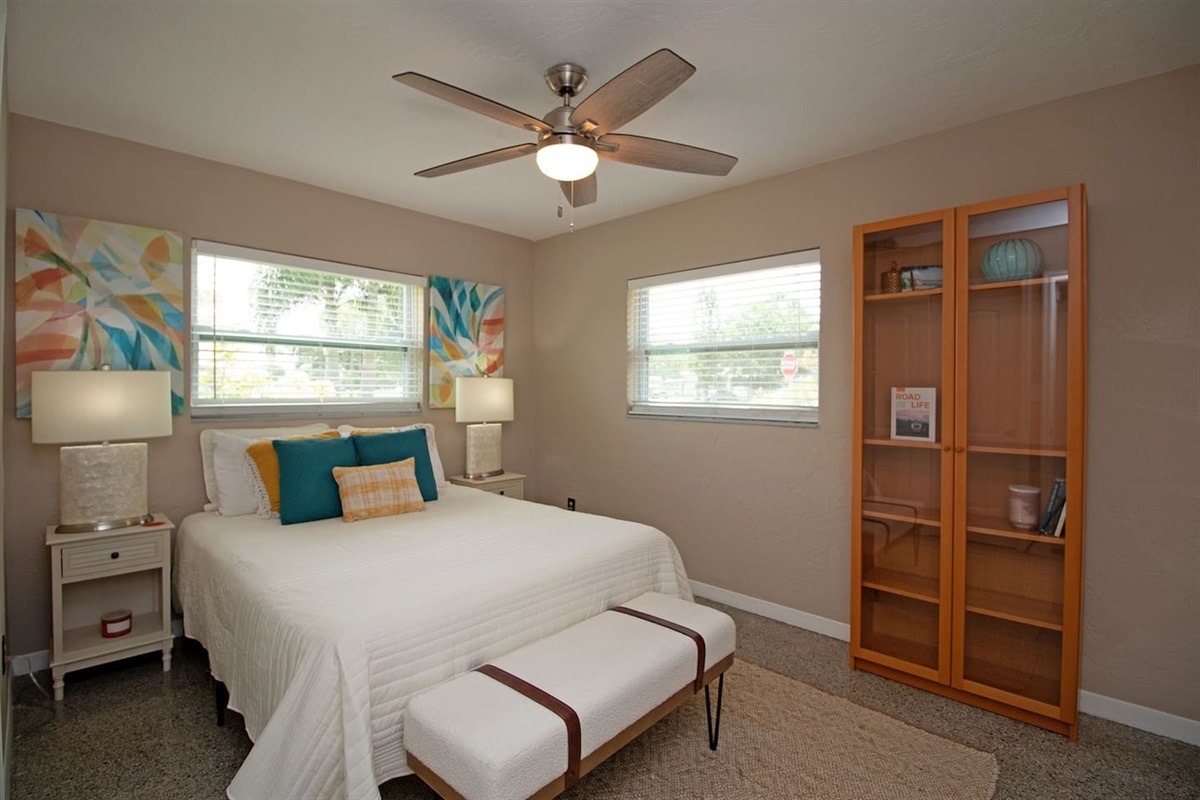 queen bed