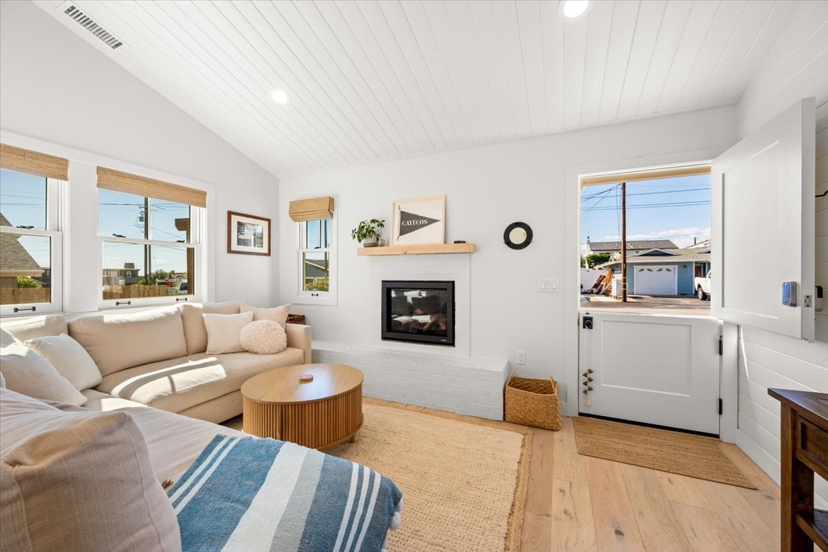 Dutch door for the fresh coastal breeze.