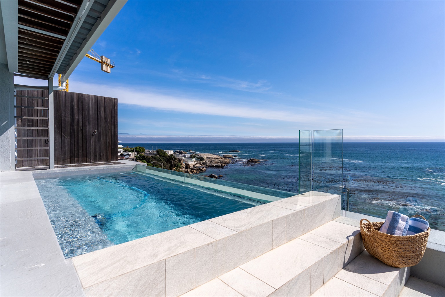 Private Edge pool overlooking ocean