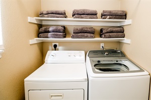 Pack Light, Stay Long! 🧳👚 – Leave your laundry worries behind, our washer and dryer are here to keep your wardrobe fresh and ready for more adventures.