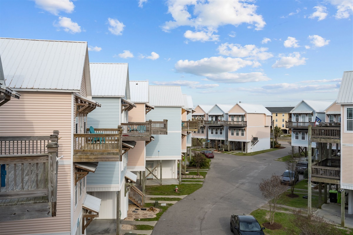 Neighborhood views on a beautiful sunny day