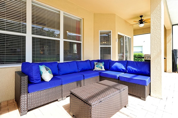 Comfy lanai couch