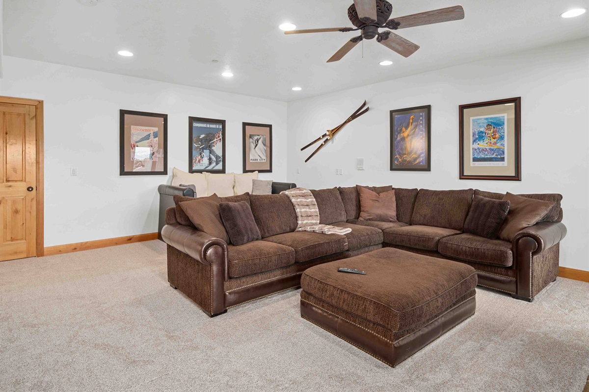 Comfortable lounge space ideal for relaxing after a day of adventure.