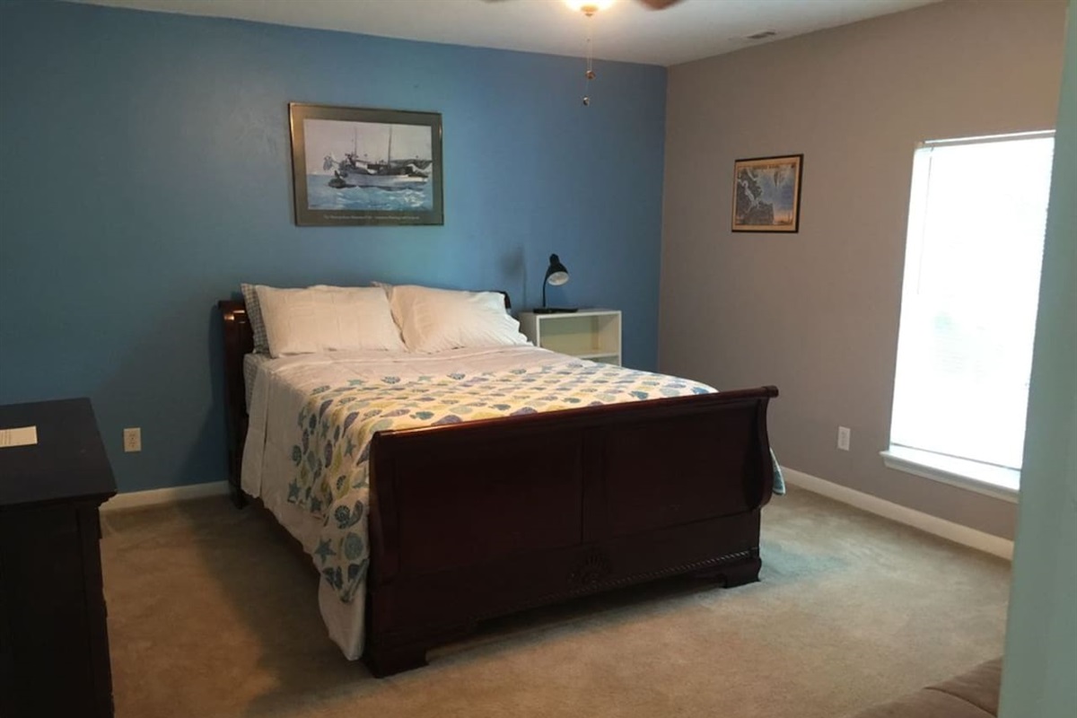 Bedroom 1 with Queen bed.