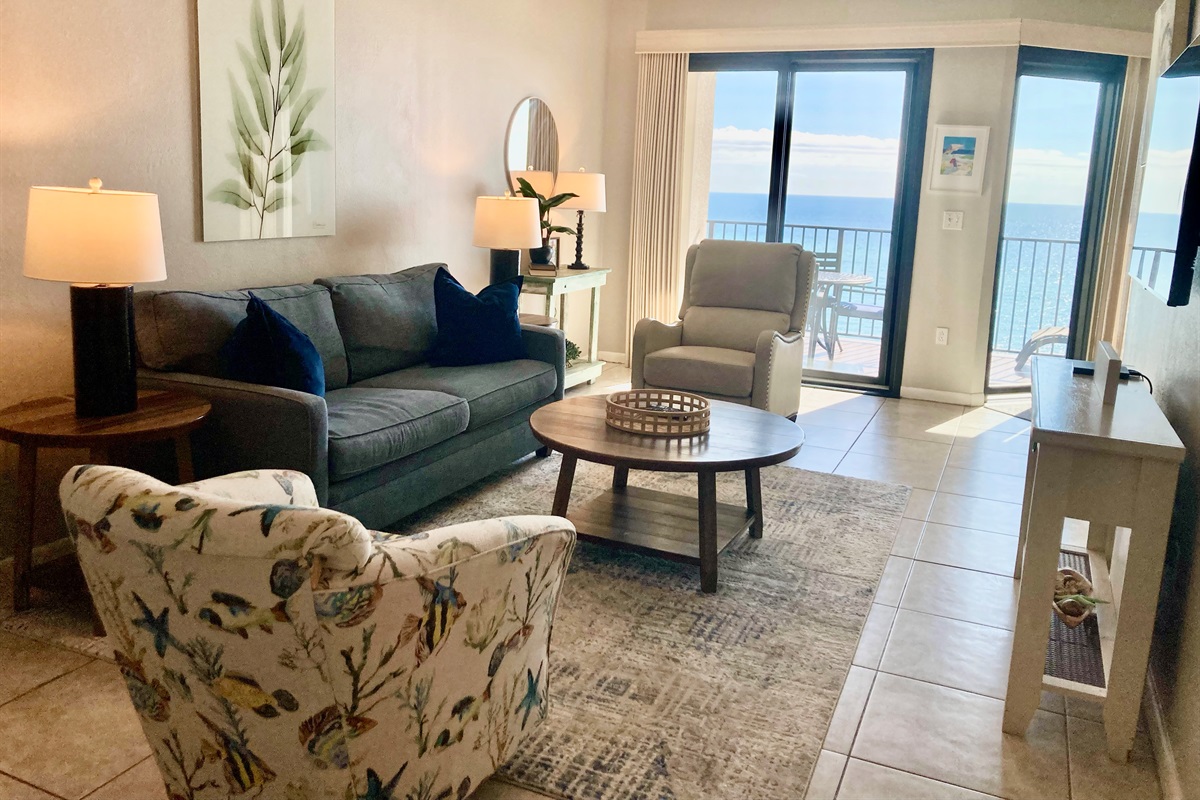 Have extra guests joining you? They'll hardly "rough it" on this sofa bed. Linens are provided for you!