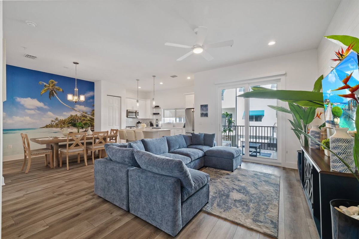 Living Room and Kitchen
