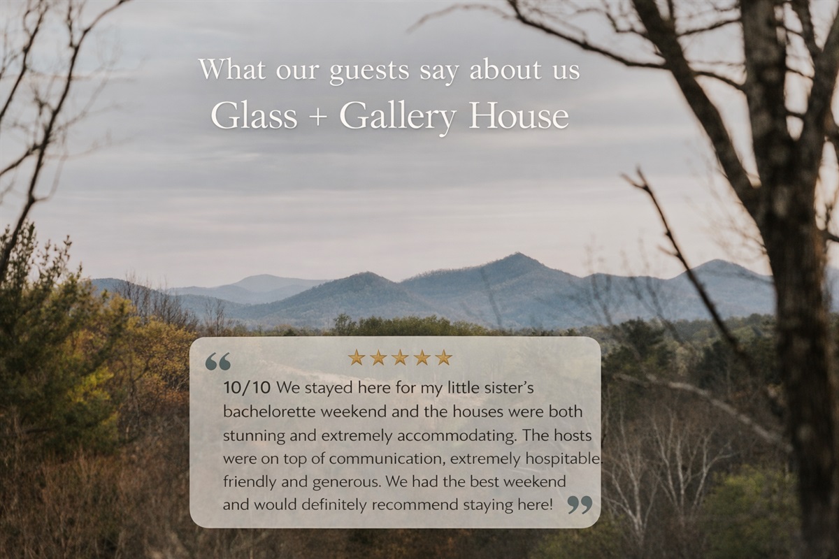 Guest love like this means everything to us 🤍
These Everwild Retreats home has earned a combined 450+ five-star reviews — and we’re so grateful for every guest who has stayed with us.