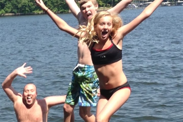 Swim off the dock