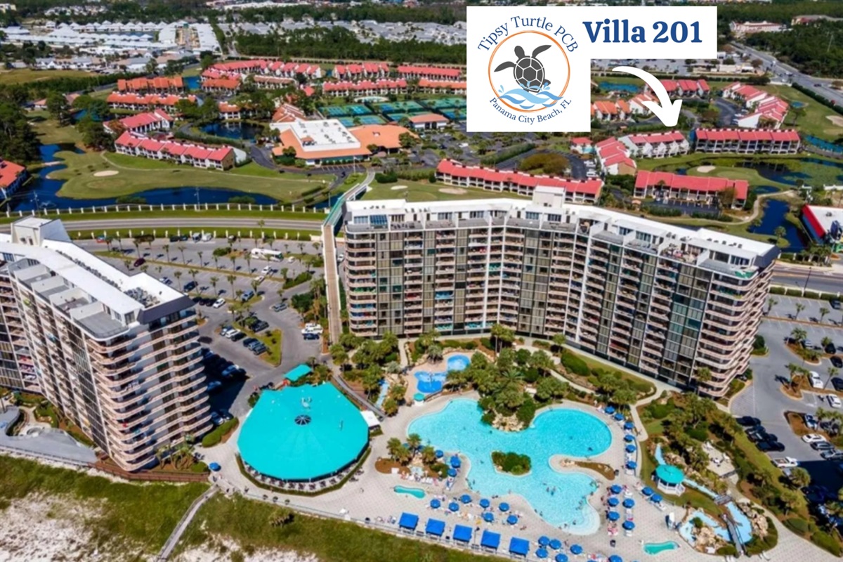 Location of Tipsy Turtle on property