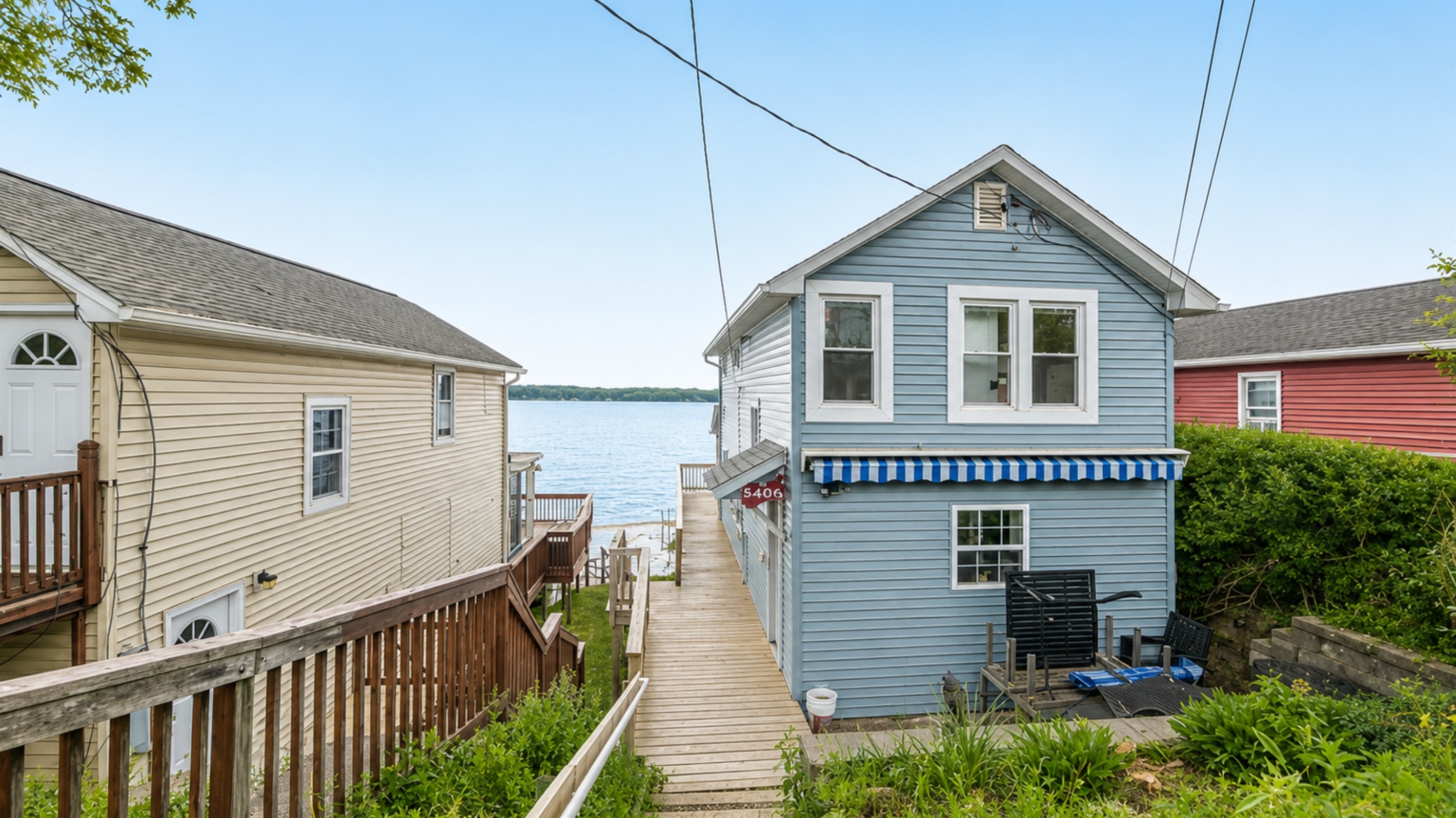 Welcome to your dream retreat on the water! This beautiful lakefront property offers breathtaking panoramic views of the serene lake, surrounded by lush greenery and the peaceful sounds of nature.